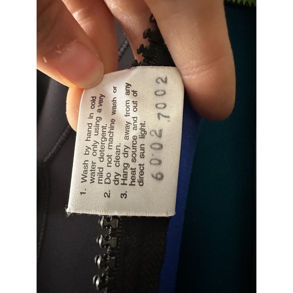 NEW Wet Suit Action Plus Full Body Neoprene Purple Yellow Made in USA Large - Picture 11 of 13